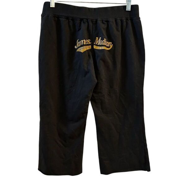 Jansport James Madison University Black Cutoff Sweatpants Womens L - Picture 4 of 7
